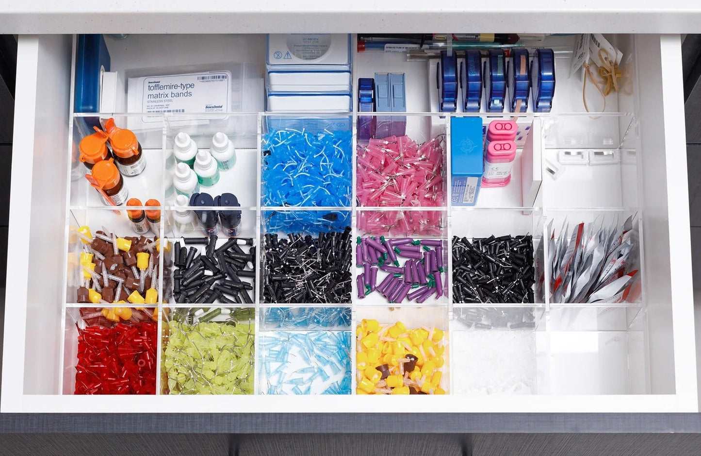 ClinicFit™ Custom Drawer Organizer - Composite & Cement