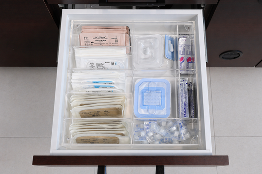 ClinicFit™  Surgical Module Prime-10 Dental Drawer Organizer with Sliding Lid