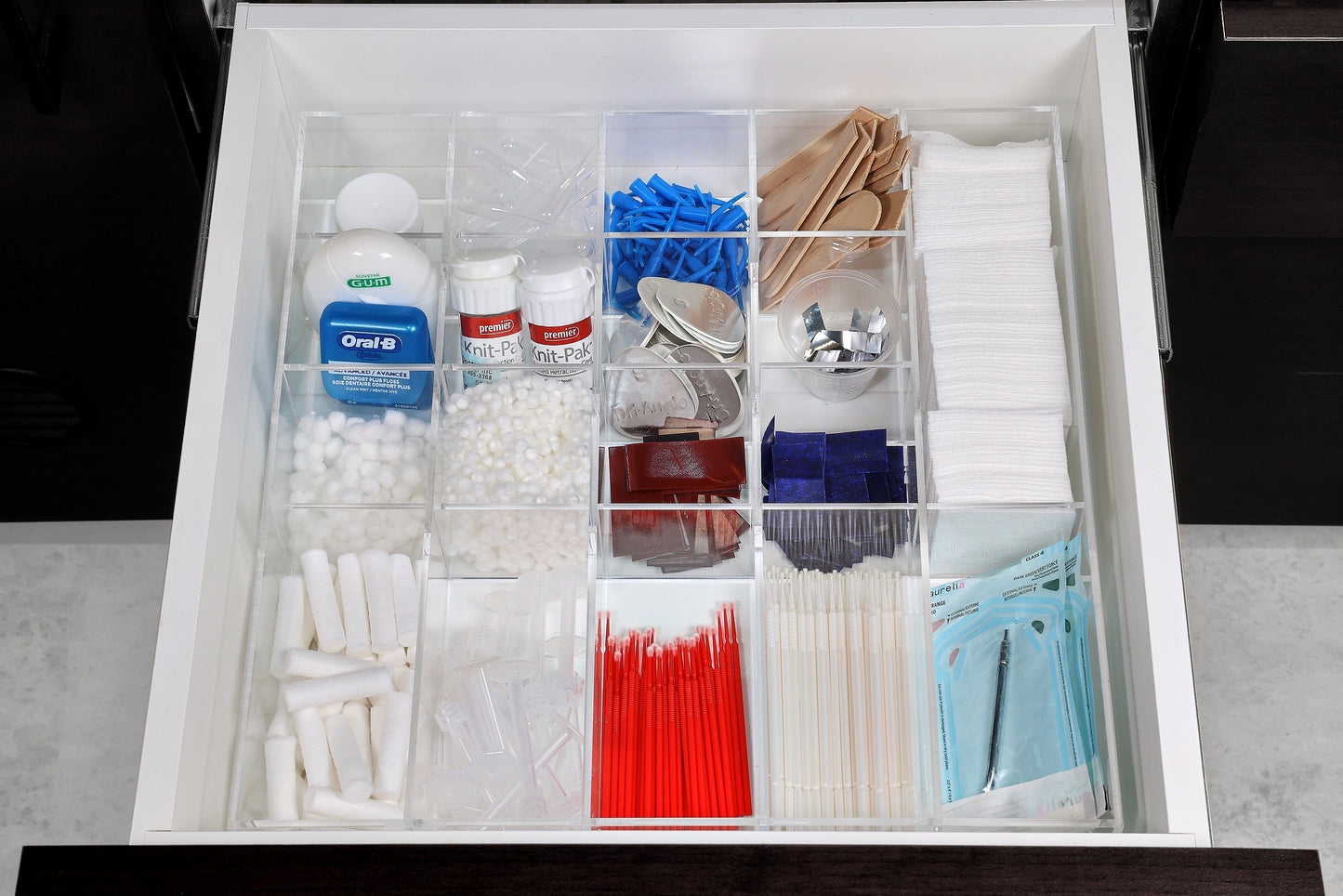 ClinicFit™  Prime-18 Dental Drawer Organizer - OR Essentials