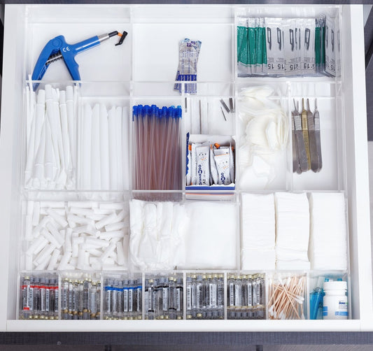ClinicFit™ Custom Drawer Organizer - OR Essentials